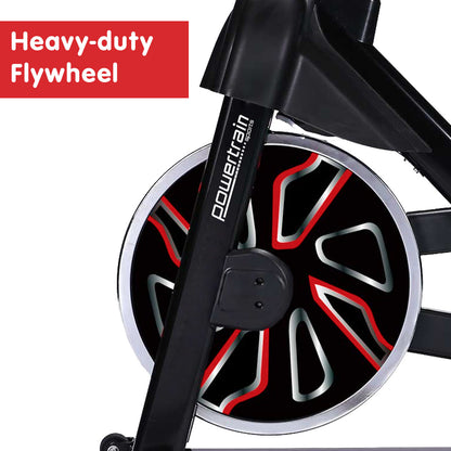 RX-600 Exercise Spin Bike Cardio Cycle - Red
