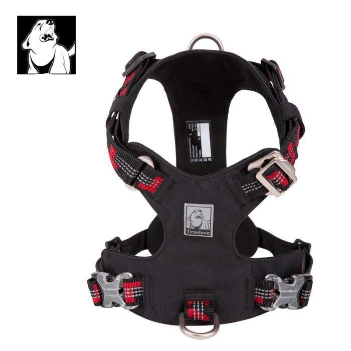 Lightweight 3M reflective Harness Black
