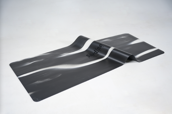 Black Natural Rubber Yoga Mat, Extra 4.5Mm, Thick & Large Mat, High-Density, Anti-Tear