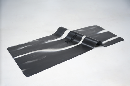 Black Natural Rubber Yoga Mat, Extra 4.5Mm, Thick & Large Mat, High-Density, Anti-Tear