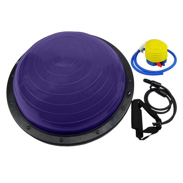  Powertrain Fitness Yoga Ball Home Gym Workout Balance Trainer Purple