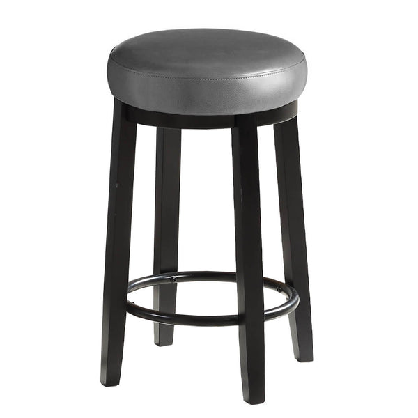  2x 75cm Swivel Bar Stool Kitchen Stool Wood Barstools Dining Chair Grey