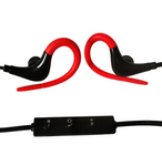 Bluetooth Earphones Ear Hook Red