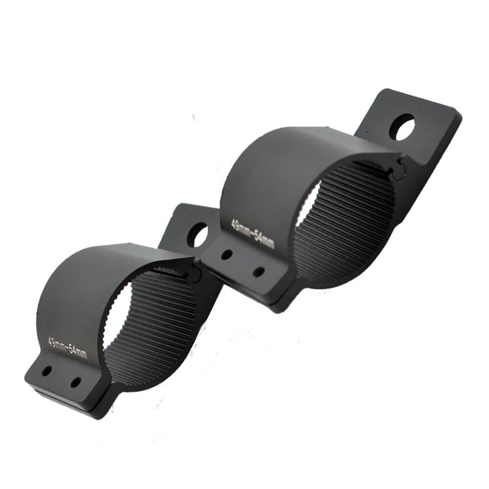 Pair 2" Bullbar Mount Bracket Clamp Led Light Bar Hid Arb Mount Uhf 49 54Mm