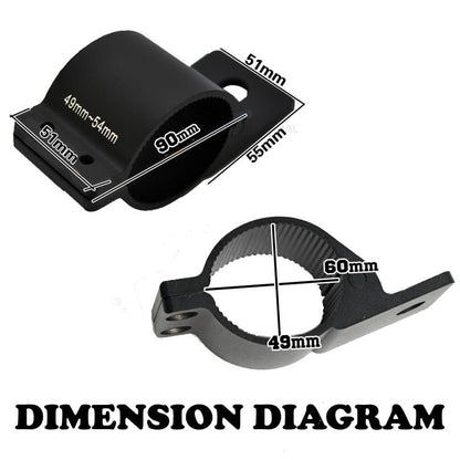 Pair 2" Bullbar Mount Bracket Clamp Led Light Bar Hid Arb Mount Uhf 49 54Mm