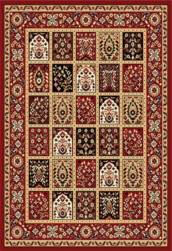  Bordeaux traditional quality rug c171036/203