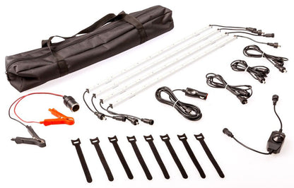 12V Rigid Light Bar Led Strip Camping Waterproof Combo Kit Aluminium