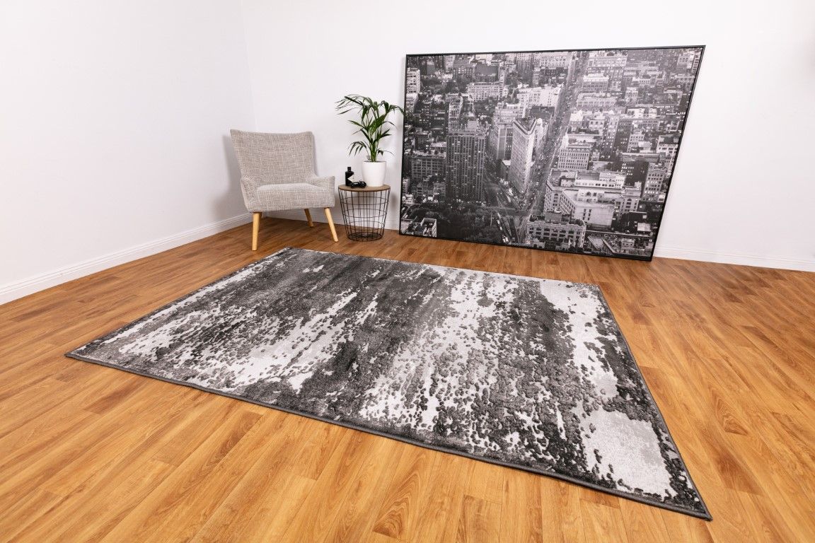 Silky touch rug anthracite c124/anthracite
