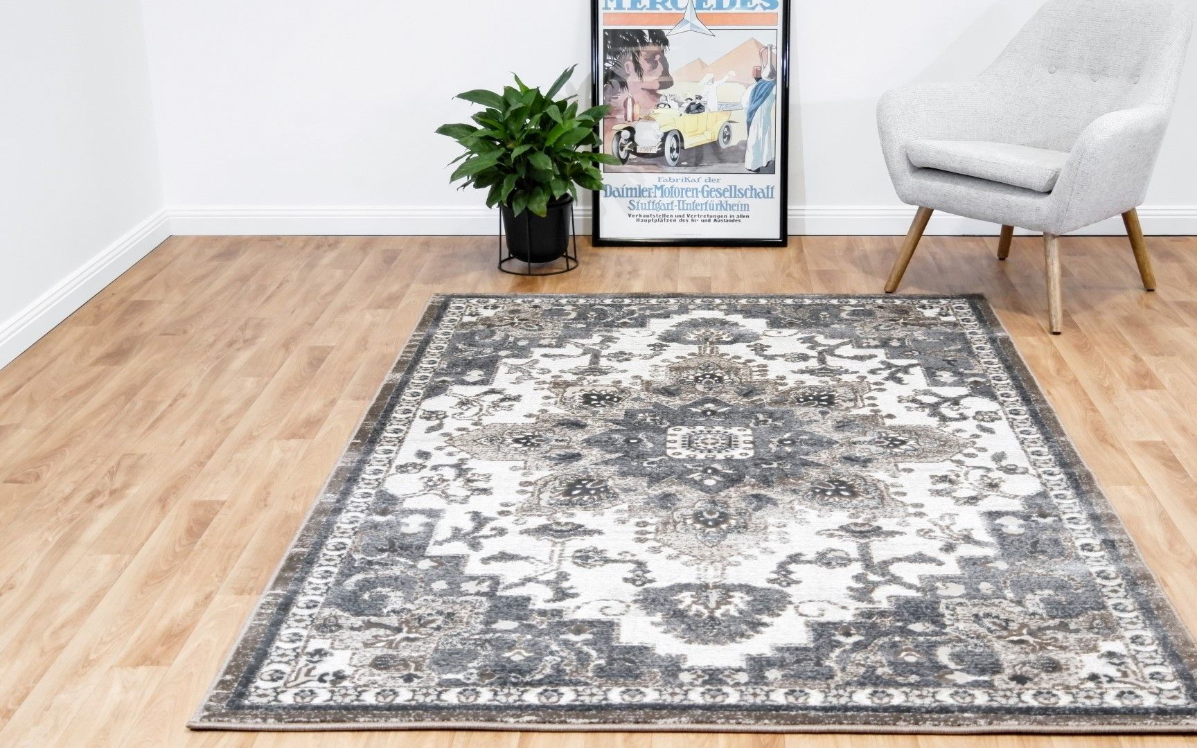 Silky touch rug cream grey/684 b8312/684 
