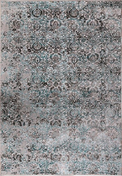 Silky touch rug grey blue b8313/grey blue