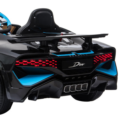 Bugatti Divo Kids Ride On Car Black Edition