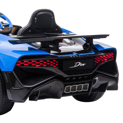 Bugatti Divo Kids Ride On Car Black Edition