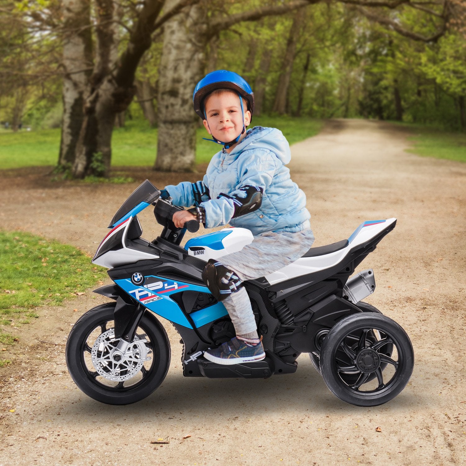 BMW  Race Kids Toy Electric Ride On Motorcycle Blue