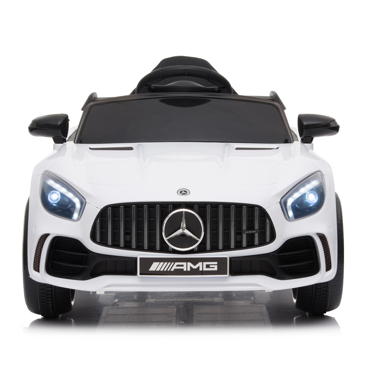 Mercedes Benz Licensed Kids Electric Ride On Car Remote Control White