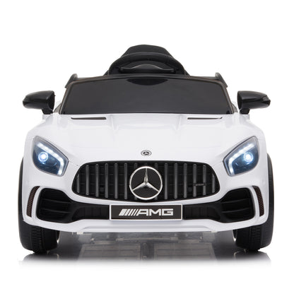Mercedes Benz Licensed Kids Electric Ride On Car Remote Control White