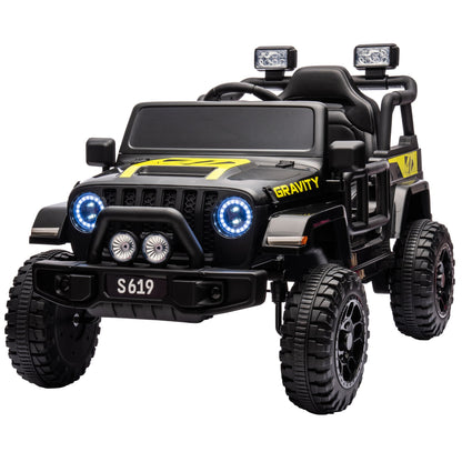 Kahuna S619 Gravity Kids Ride On Car Black/Red/White