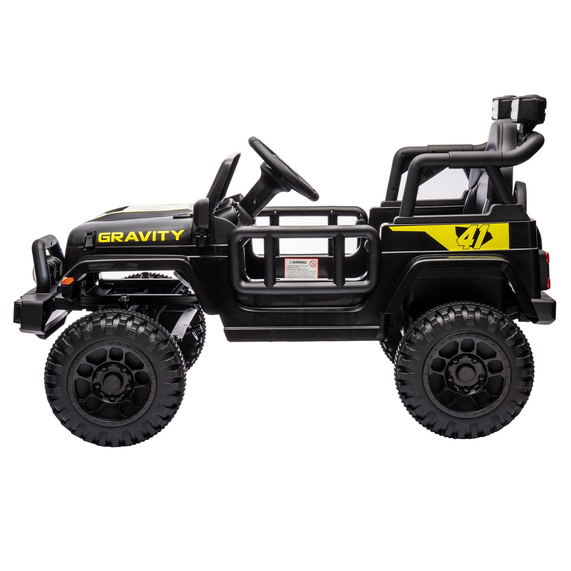 Kahuna S619 Gravity Kids Ride On Car Black/Red/White