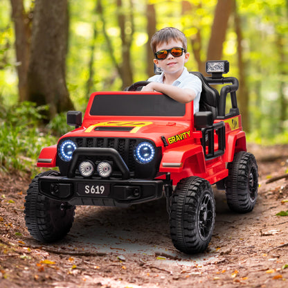 Kahuna S619 Gravity Kids Ride On Car Black/Red/White