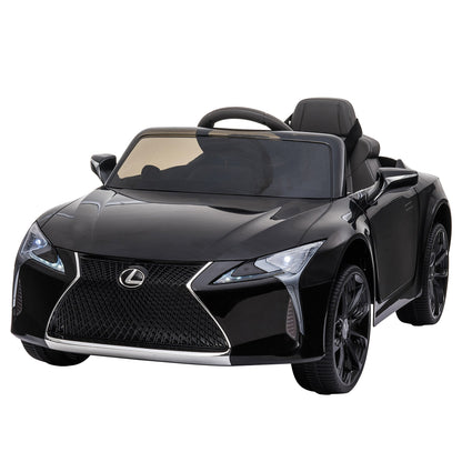 Black/White Lexus LC 500 Kids Ride On Car Toy