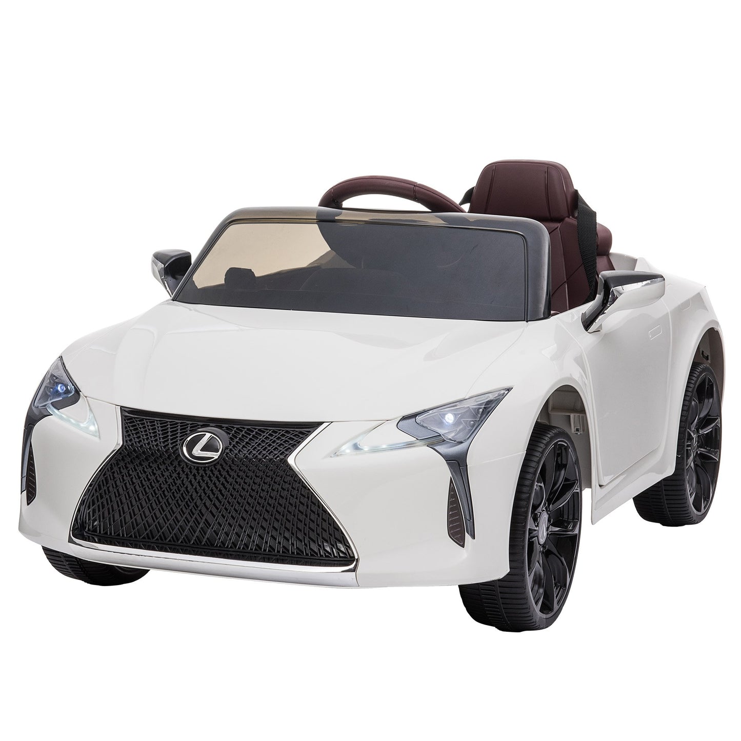 Black/White Lexus LC 500 Kids Ride On Car Toy