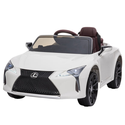 Black/White Lexus LC 500 Kids Ride On Car Toy