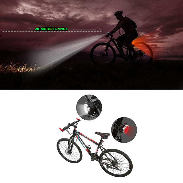  Waterproof Usb Rechargeable Bicycle Bike Lights