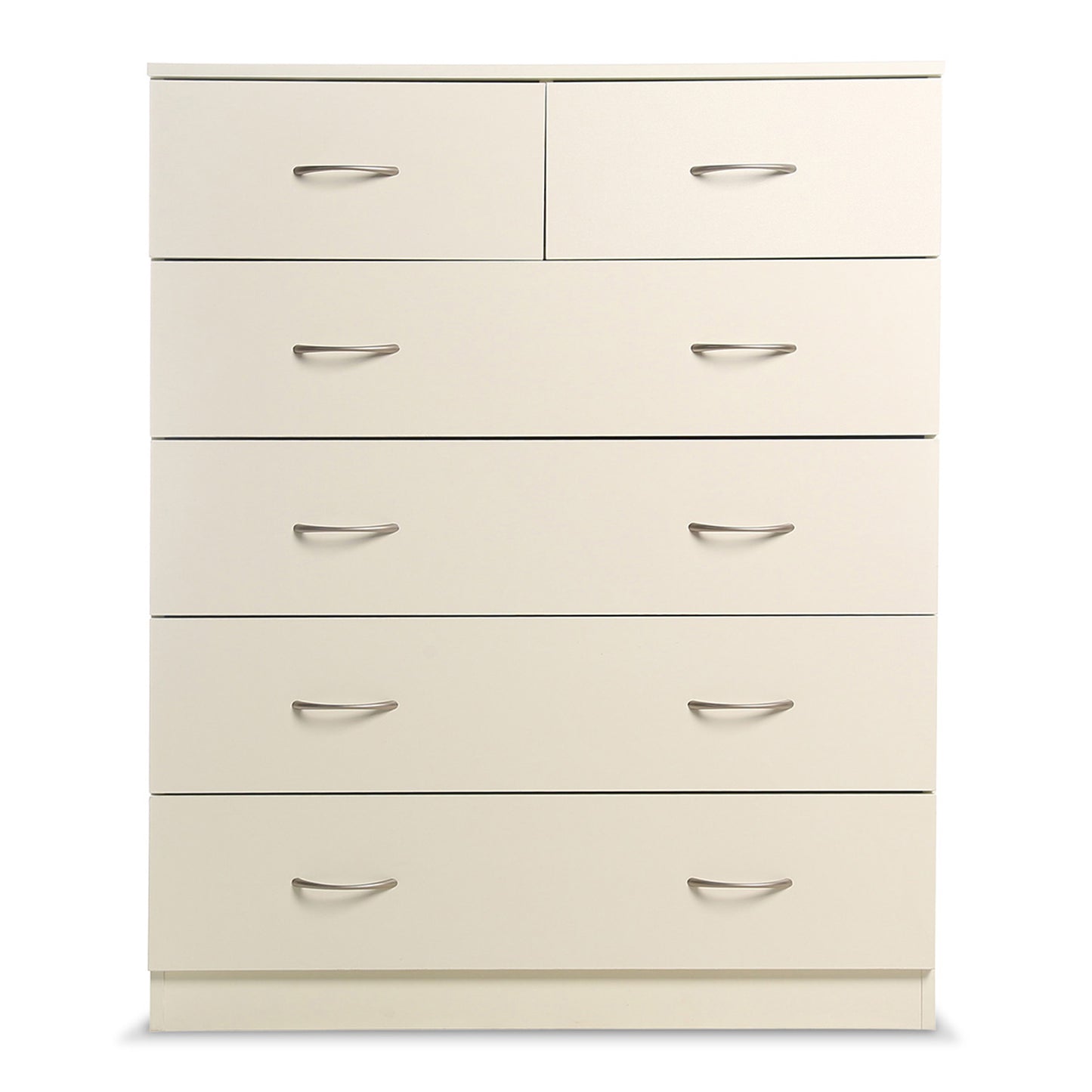 Tallboy Dresser 6 Chest of Drawers Storage Cabinet 85 x 39.5 x 105cm