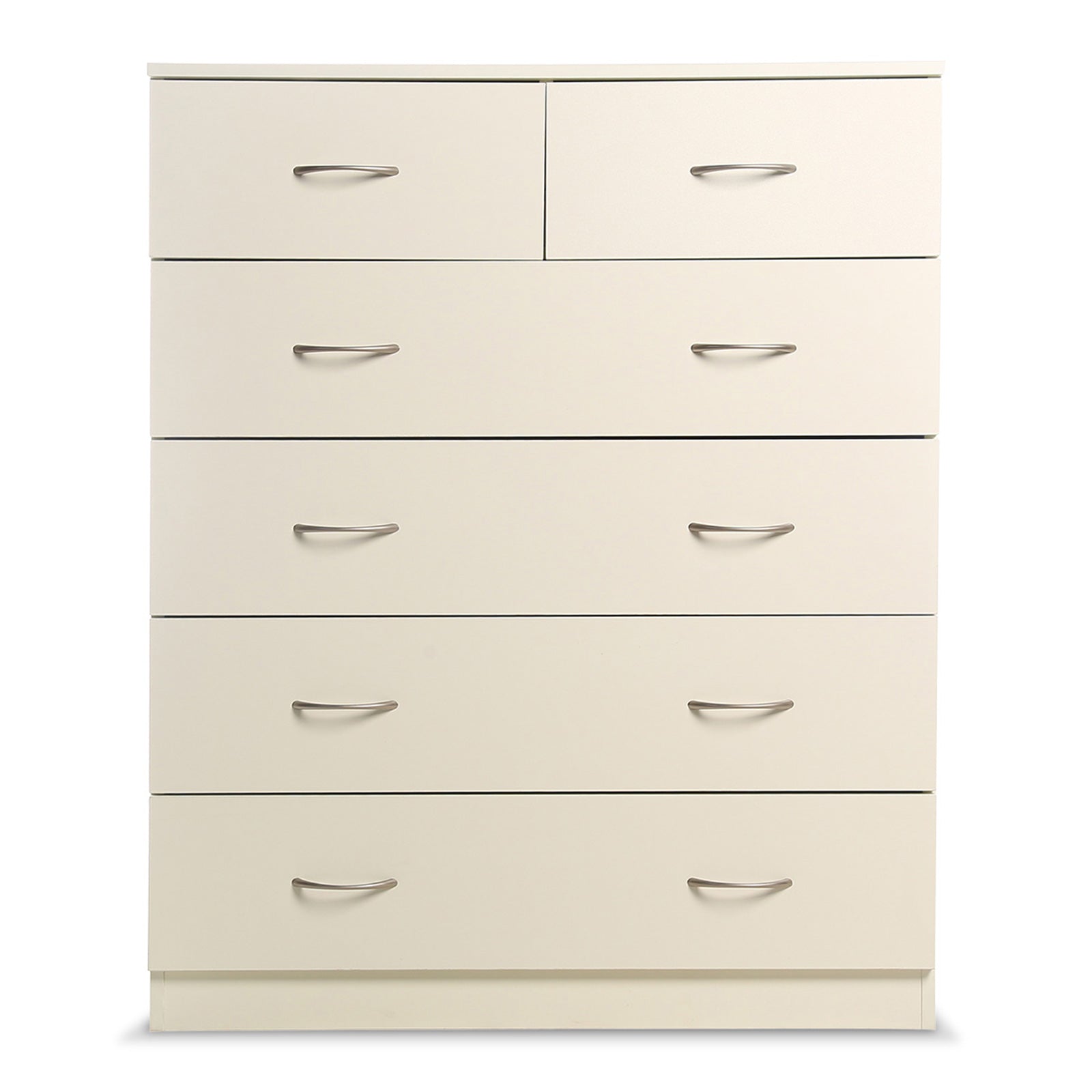 Tallboy Dresser 6 Chest of Drawers Storage Cabinet 85 x 39.5 x 105cm