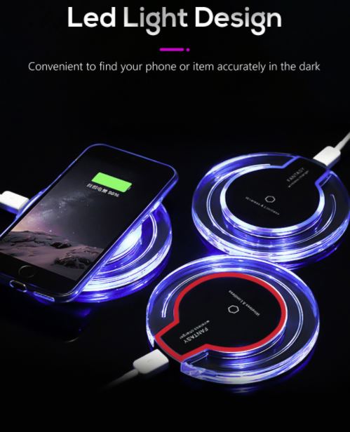 2 x Cedrix QI USB Wireless Chargers