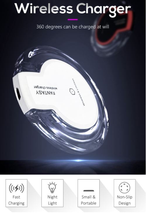 2 x Cedrix QI USB Wireless Chargers