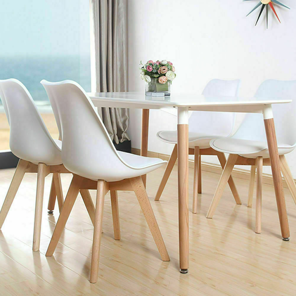 2x PU Leather Dining Chair Office Cafe Lounge Chairs