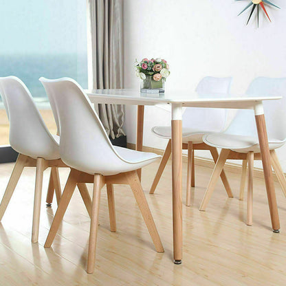 2x PU Leather Dining Chair Office Cafe Lounge Chairs