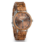 Unisex Elegant light coloured Ovo N wood watch