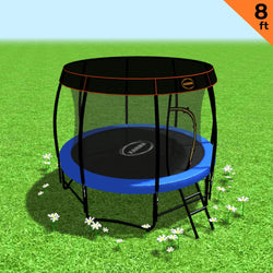 Trampoline 8 Ft  Roof - Blue