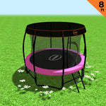 Trampoline 8 Ft With Roof - Pink