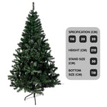 Christabelle Green Artificial Christmas Tree 2.1M - 1200 Tips