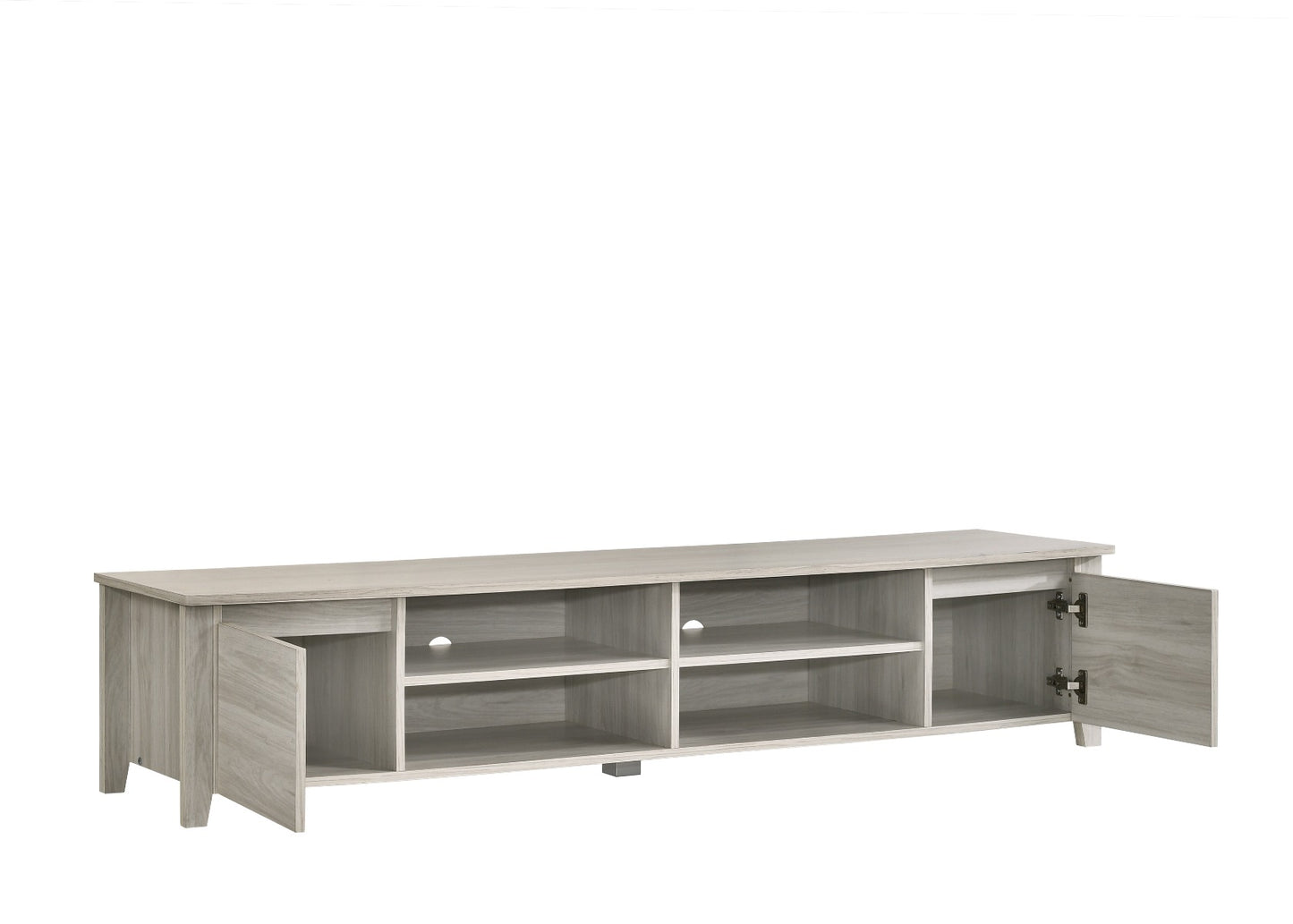 Tv Stand Entertainment Unit 180Cm In White Oak
