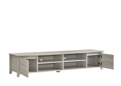 Tv Stand Entertainment Unit 180Cm In White Oak