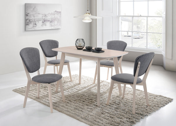  4 Seater Dining Table Solid hardwood White Wash