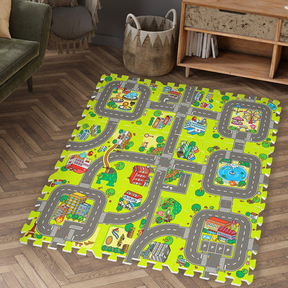 Colorful Child Rug: 9 & 36PCS  Foam Carpet for Engaging Play and Learning