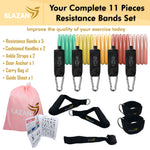 11pcs Resistance Bands Set