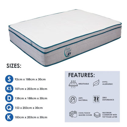 H&L Cool gel memory foam Pocket Spring Mattress