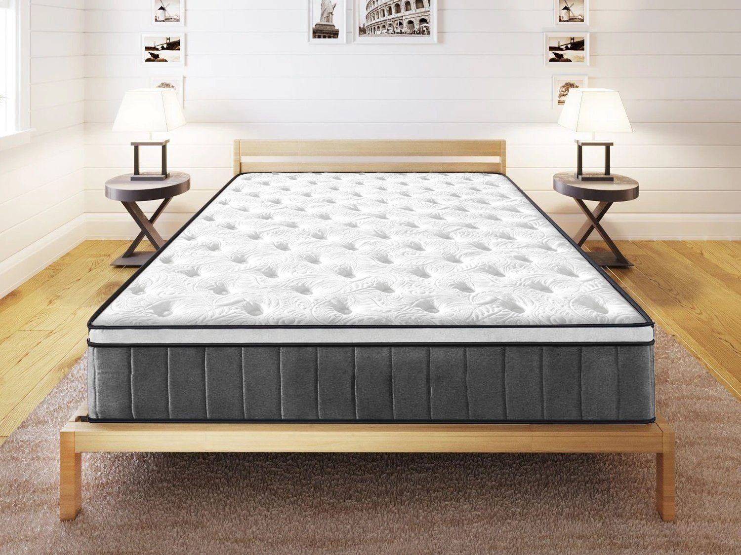 Queen Size Cooling Gel Tri-Foam Spring Euro Mattress