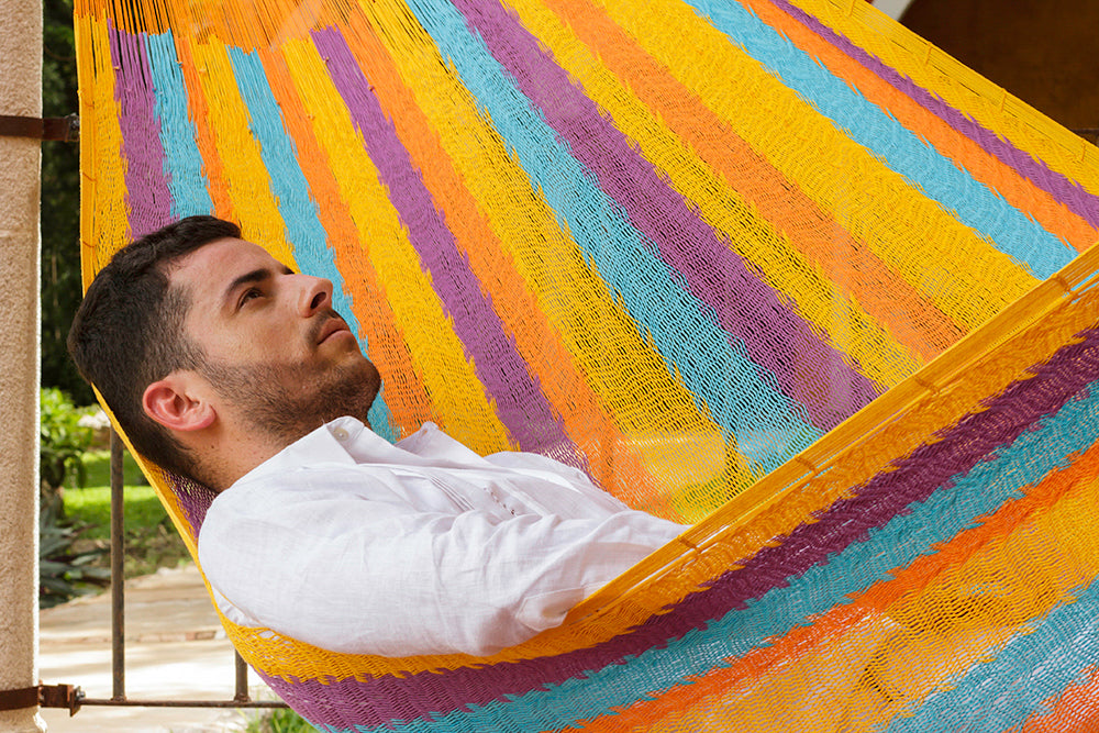 Queen Size Cotton Hammock in Alegra