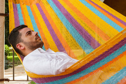 Queen Size Cotton Hammock in Alegra