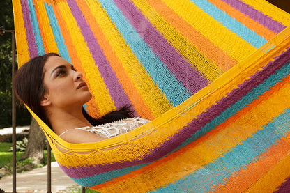 Queen Size Cotton Hammock in Alegra