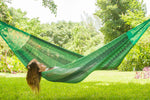 Queen Size Cotton Mexican Hammock in Jardin Colour