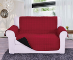 2 Seater Slipcovers Black/Red