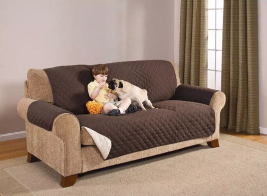 3 Seater Slipcovers Brown/Beige