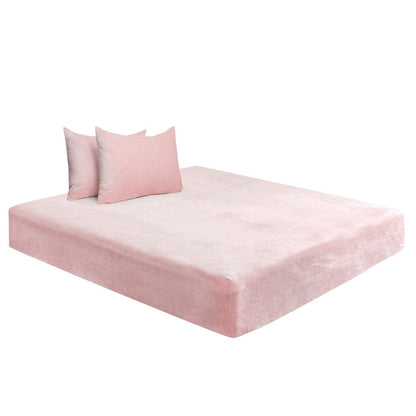 Cozy Winter Bedding: Flannel Fitted Bed Sheet Set with Pillowcase